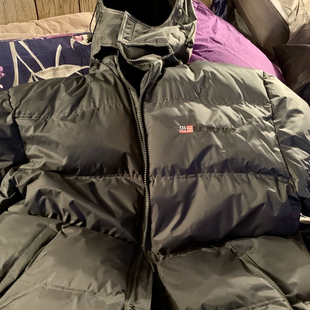 Heavy duty US Polo Association puffer jacket.
